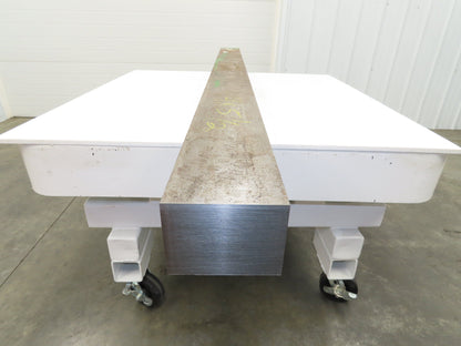 1018 Carbon Steel Rectangle Flat Block 4"x 5-1/2" x 74"  530Lbs