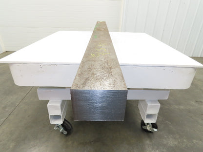 1018 Carbon Steel Rectangle Flat Block 4"x 5-1/2" x 74"  530Lbs