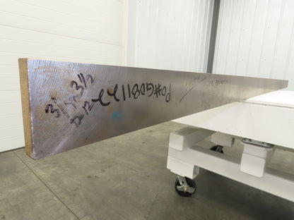 D2 Tool Steel Rectangle Bar 3/4"x 3-1/2" x 114" Oversize 95Lbs