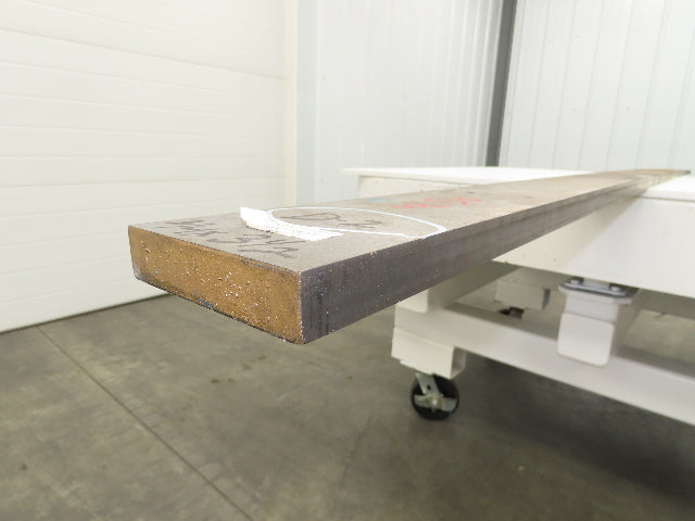 D2 Tool Steel Rectangle Bar 3/4"x 3-1/2" x 114" Oversize 95Lbs