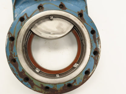 Dezurik 10" Knife Gate Valve 90 degree Crank Rising Stem **BAD SEAL**