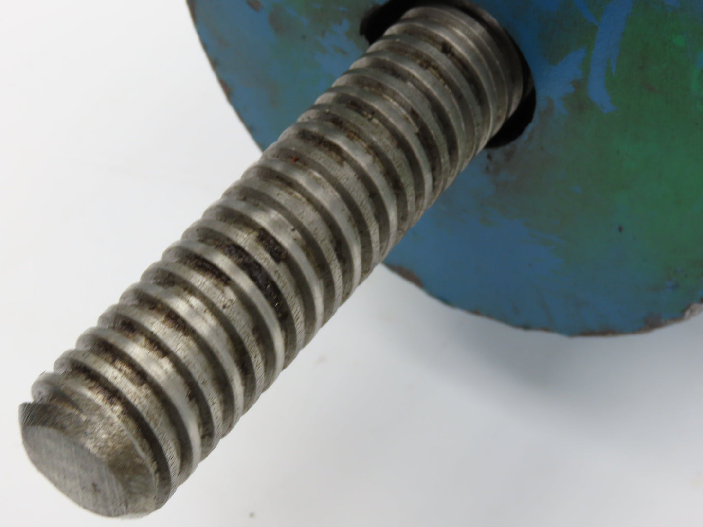 Dezurik 10" Knife Gate Valve 90 degree Crank Rising Stem **BAD SEAL**