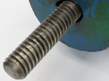 Dezurik 10" Knife Gate Valve 90 degree Crank Rising Stem **BAD SEAL**