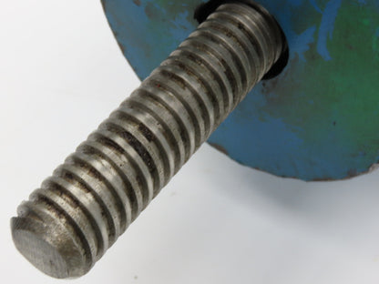 Dezurik 10" Knife Gate Valve 90 degree Crank Rising Stem **BAD SEAL**