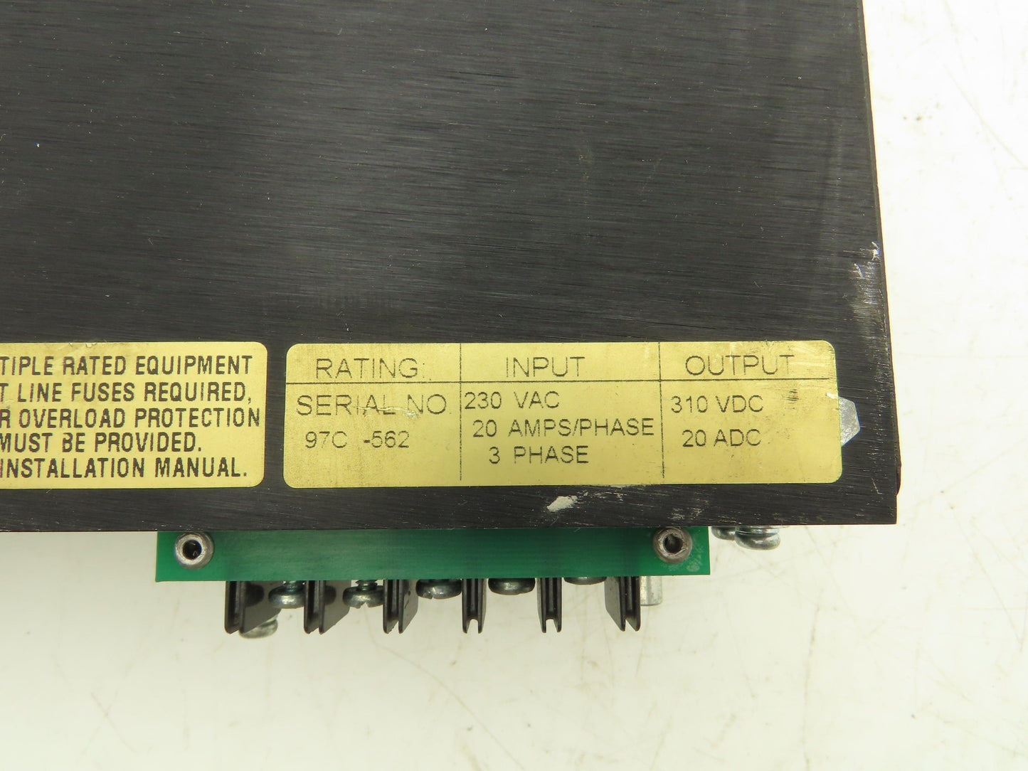 Kollmorgen PSR4/5A-220 Servo Drive Amplifier 310VDC 20A Out 230VAC 3Ph 20A In