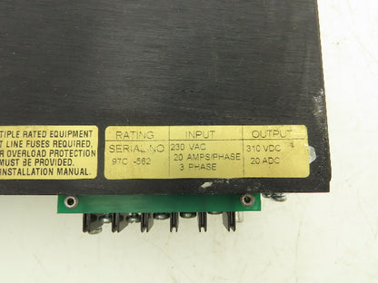 Kollmorgen PSR4/5A-220 Servo Drive Amplifier 310VDC 20A Out 230VAC 3Ph 20A In