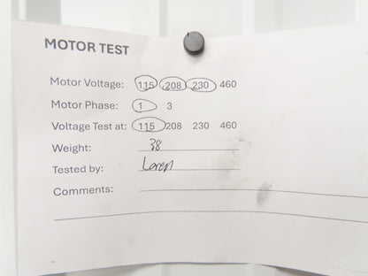 Baldor 35J710X945 AC Pump Motor 1Hp 1725rpm 115/208-230v 1ph 56YZ TE
