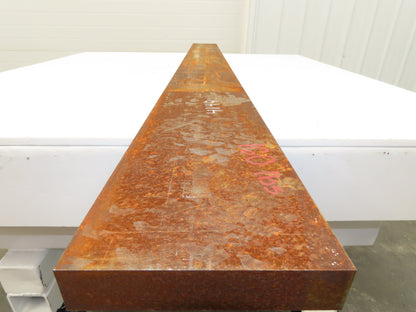 4140 Alloy Steel Rectangle Bar 1-1/4"x 6" x 71-3/4" Oversize 160Lbs  *Rusty*