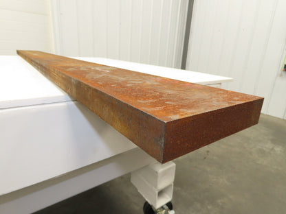 4140 Alloy Steel Rectangle Bar 1-1/4"x 6" x 71-3/4" Oversize 160Lbs  *Rusty*