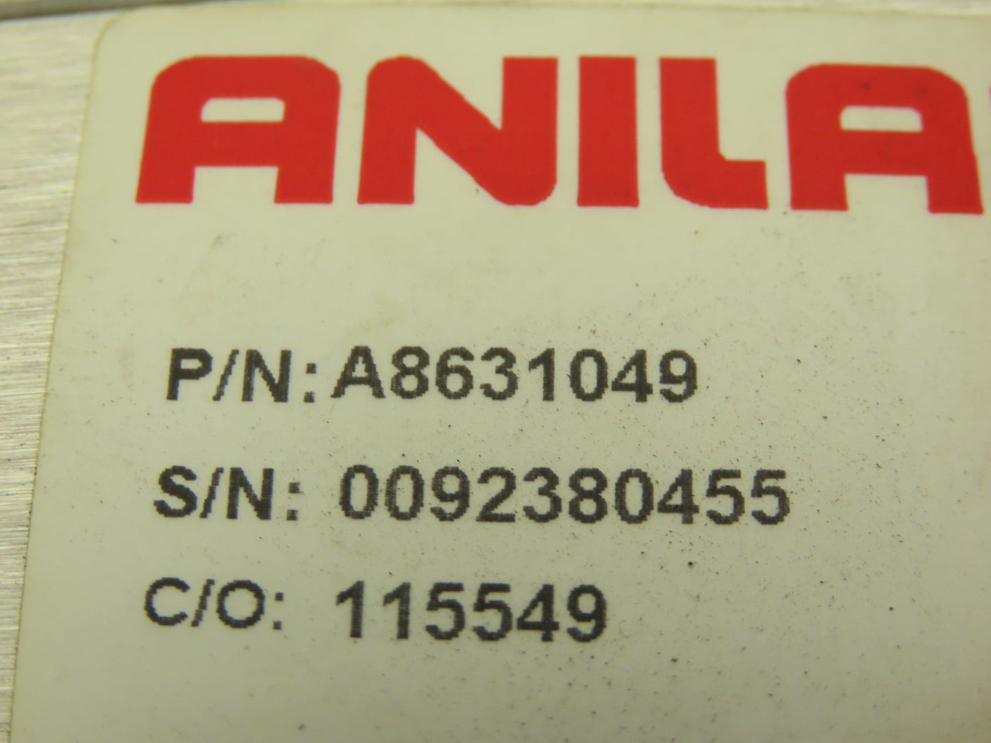 Anilam A8631049 6000 Touch HMI Control Panel Rev A Push Button