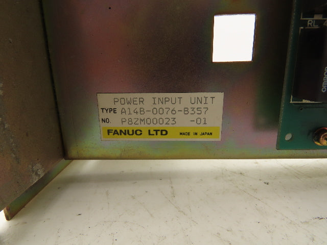 Fanuc A14B-0076-B357 Power Input Unit