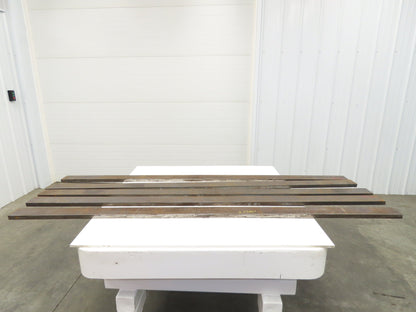 Mild Carbon Steel Rectangle Flat Bar 1"x 3-1/4" x 86" 80Lbs  Lot of 5pcs