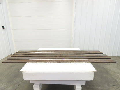 Mild Carbon Steel Rectangle Flat Bar 1"x 3-1/4" x 86" 80Lbs  Lot of 5pcs