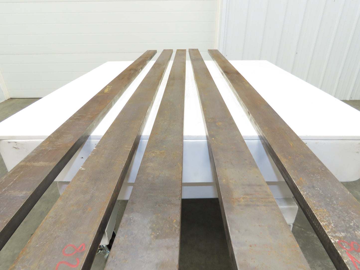 Mild Carbon Steel Rectangle Flat Bar 1"x 3-1/4" x 86" 80Lbs  Lot of 5pcs