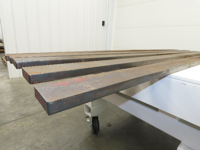 Mild Carbon Steel Rectangle Flat Bar 1"x 3-1/4" x 86" 80Lbs  Lot of 5pcs