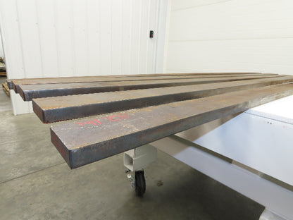 Mild Carbon Steel Rectangle Flat Bar 1"x 3-1/4" x 86" 80Lbs  Lot of 5pcs