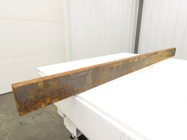 6150 Alloy Steel Rectangle Bar 1-1/2"x 3-3/4" x 64" Oversize 105Lbs  *Rusty*