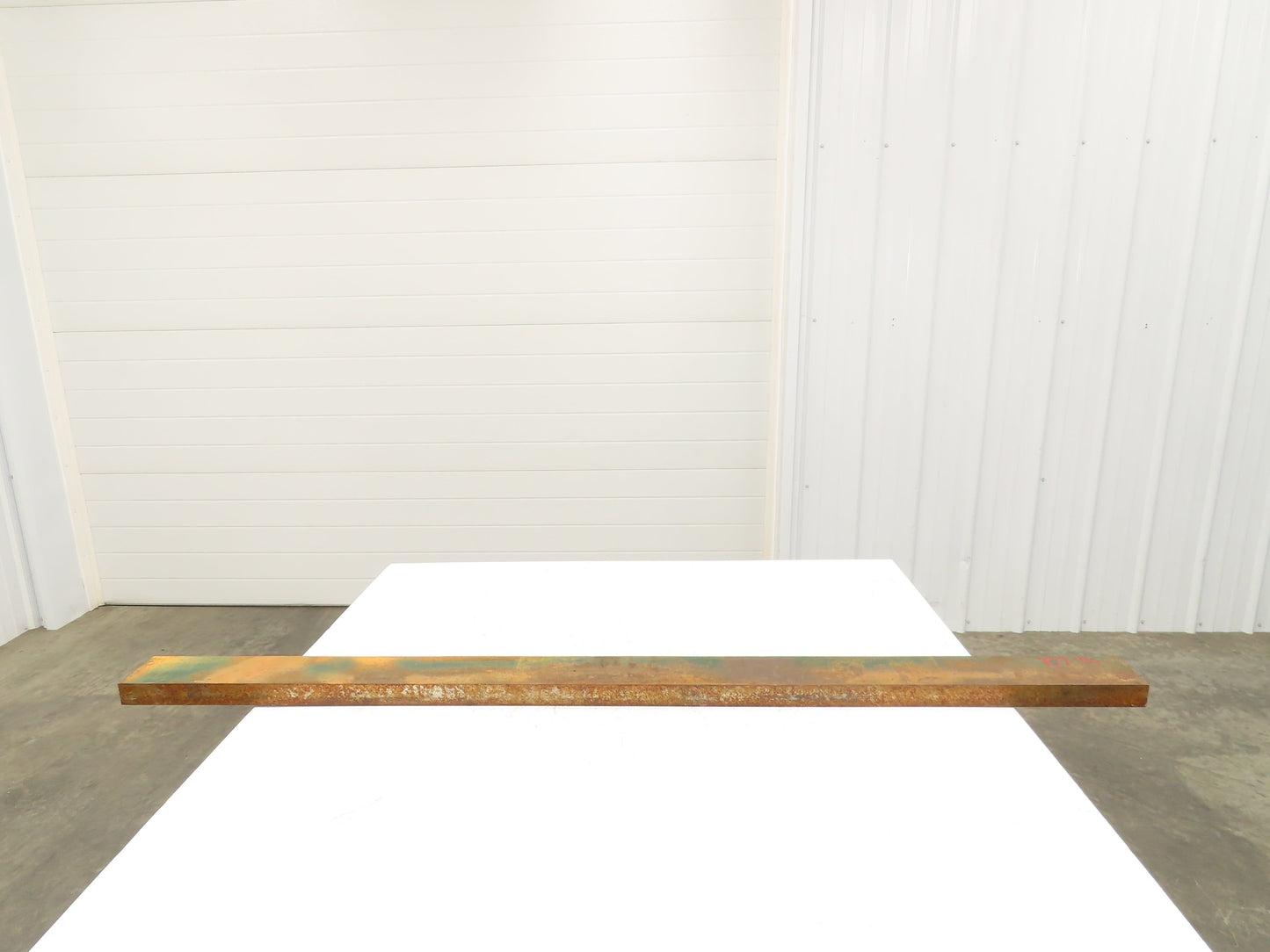 6150 Alloy Steel Rectangle Bar 1-1/2"x 3-3/4" x 64" Oversize 105Lbs  *Rusty*