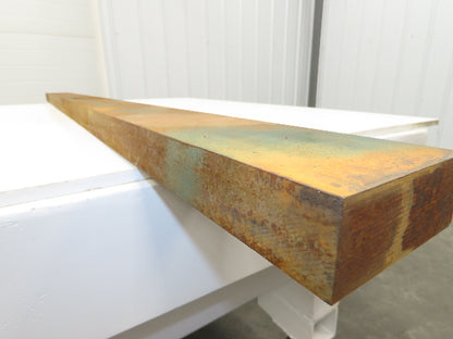 6150 Alloy Steel Rectangle Bar 1-1/2"x 3-3/4" x 64" Oversize 105Lbs  *Rusty*