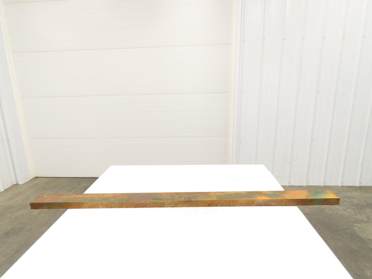 6150 Alloy Steel Rectangle Bar 1-1/2"x 3-3/4" x 64" Oversize 105Lbs  *Rusty*