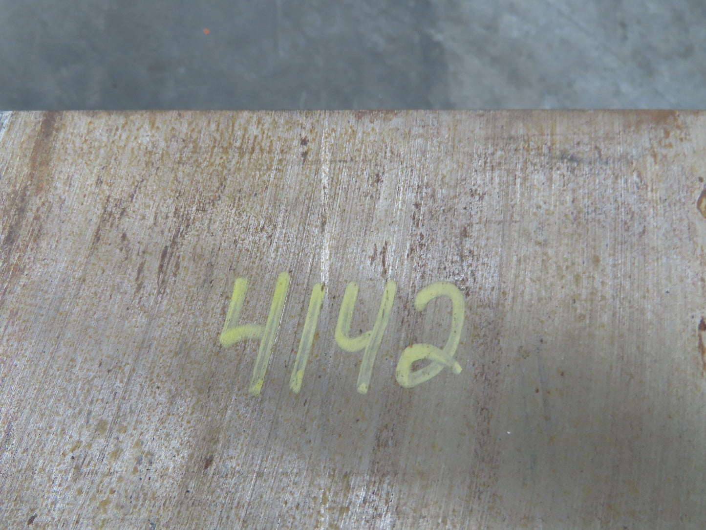 4140/4142 Alloy Steel Rectangle Bar 2-1/4"x 4-1/2"x 125" Oversize  375Lbs