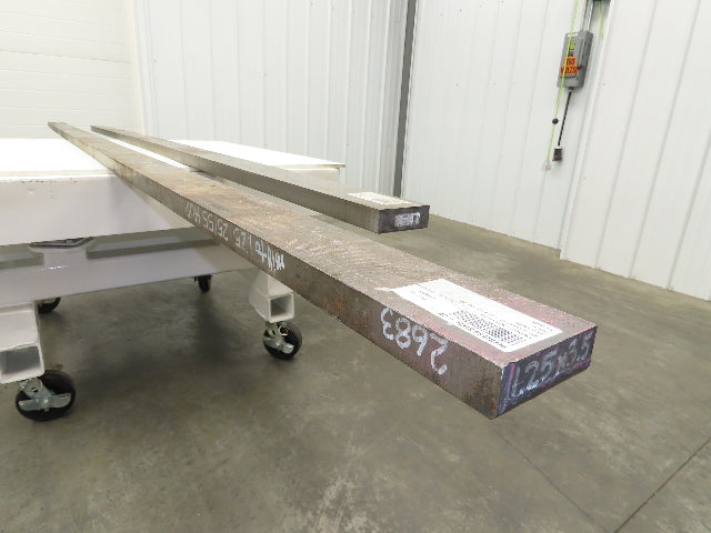 4140 Alloy Steel Rectangle Flat Bar 1-1/4" x 3-1/2"x 10' + 12'  Lot of 2pcs