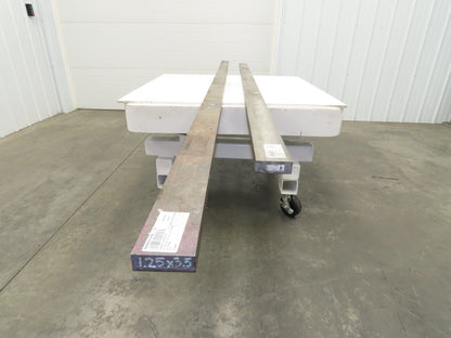 4140 Alloy Steel Rectangle Flat Bar 1-1/4" x 3-1/2"x 10' + 12'  Lot of 2pcs