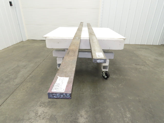 4140 Alloy Steel Rectangle Flat Bar 1-1/4" x 3-1/2"x 10' + 12'  Lot of 2pcs