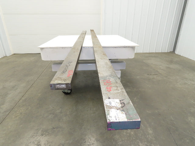 4140 Alloy Steel Rectangle Flat Bar 1-1/4" x 3-1/2"x 10' + 12'  Lot of 2pcs