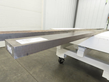 4140 Alloy Steel Rectangle Flat Bar 1-1/4" x 3-1/2"x 10' + 12'  Lot of 2pcs