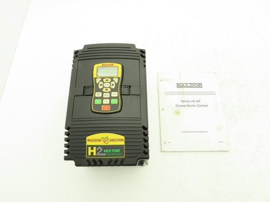 Baldor H2 Vector H2 Vector VFD Variable Frequency AC Drive 7.5Hp 240VAC 3PH