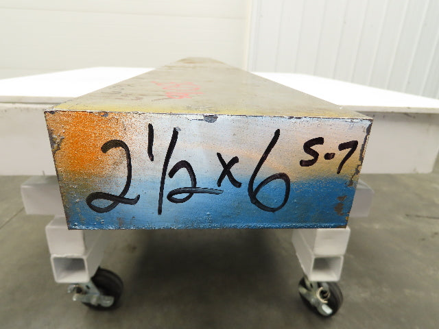 S7 Tool Steel Rectangle Flat Bar 2-1/2" x 6" x 81"  350Lbs