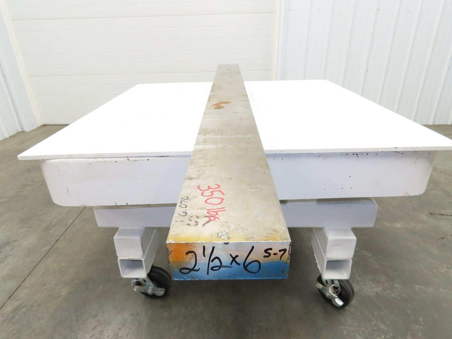 S7 Tool Steel Rectangle Flat Bar 2-1/2" x 6" x 81"  350Lbs