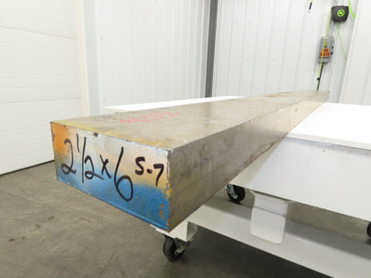 S7 Tool Steel Rectangle Flat Bar 2-1/2" x 6" x 81"  350Lbs