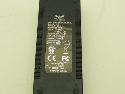 OC White LED-1936-24 Bar Light Power Supply 100-240VAC 1Ph 1.8A Magnet Mount