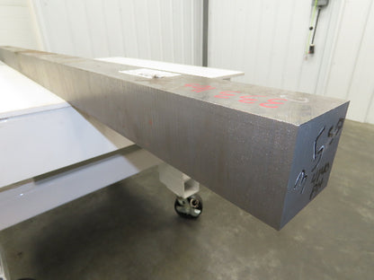 Linamar 4140 Alloy Steel Flat Bar 3-1/2" Square 91"L  330Lbs