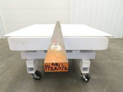 A2 Tool Steel Rectangle Flat Bar 1-1/2" x 3-1/2" x 91" Oversize 150Lbs