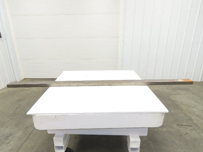 A2 Tool Steel Rectangle Flat Bar 1-1/2" x 3-1/2" x 91" Oversize 150Lbs