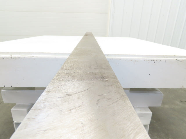 A2 Tool Steel Rectangle Flat Bar 1-1/2" x 3-1/2" x 91" Oversize 150Lbs