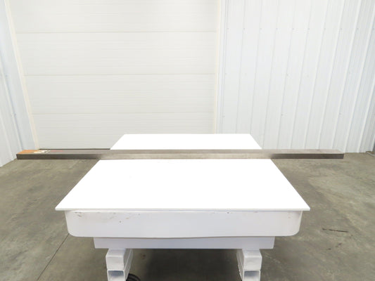 A2 Tool Steel Rectangle Flat Bar 1-1/2" x 3-1/2" x 91" Oversize 150Lbs