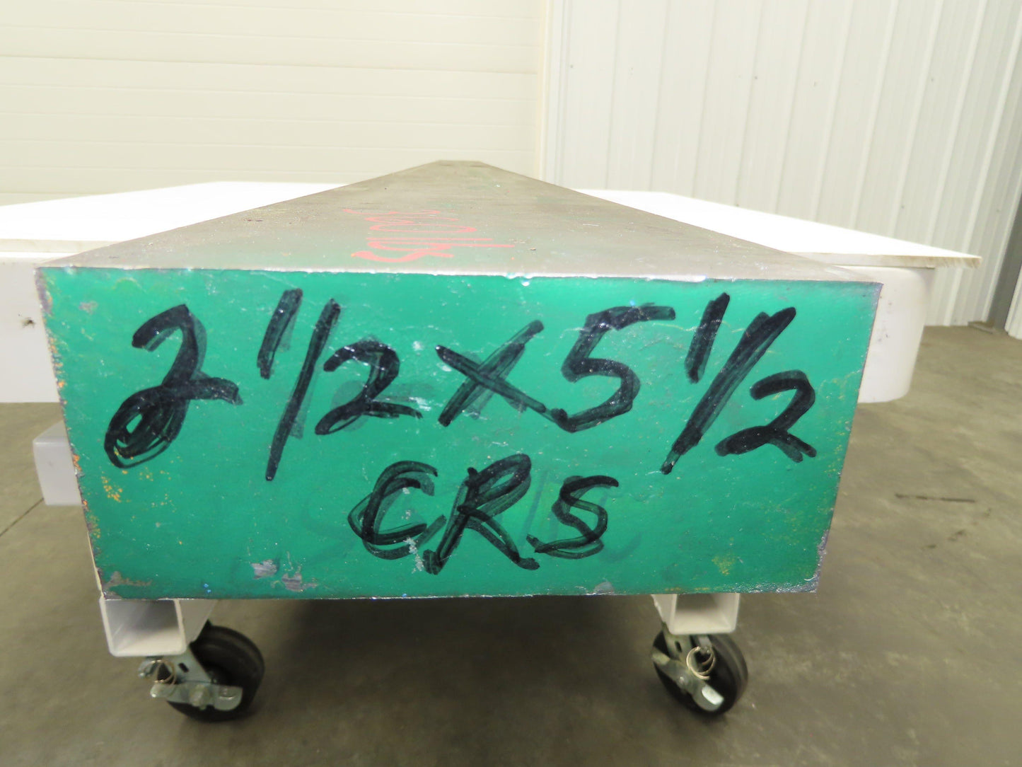 Cold Rolled Steel Rectangle Flat Bar 2-1/2"x 5-1/2"x 92"  360Lbs