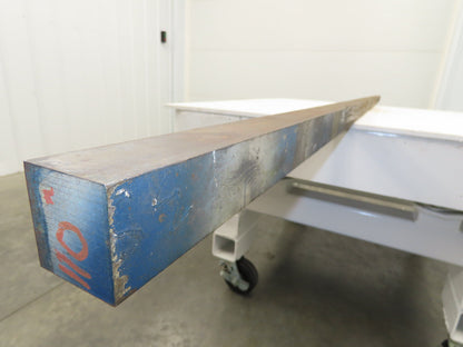 S7 Tool Steel Flat Bar 1-3/4" Square x 110" Oversize 100Lbs