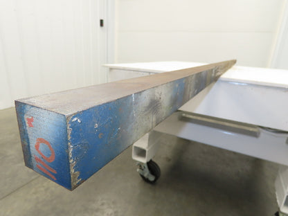 S7 Tool Steel Flat Bar 1-3/4" Square x 110" Oversize 100Lbs
