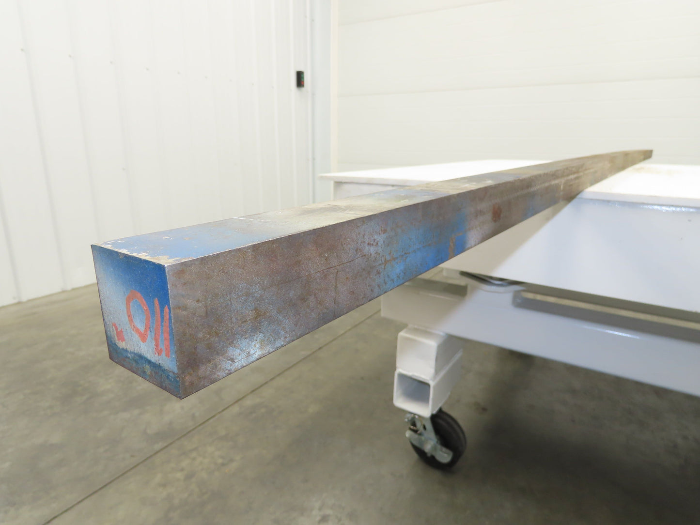 S7 Tool Steel Flat Bar 1-3/4" Square x 110" Oversize 100Lbs