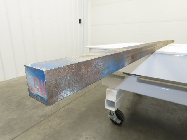 S7 Tool Steel Flat Bar 1-3/4" Square x 110" Oversize 100Lbs