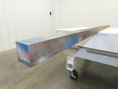 S7 Tool Steel Flat Bar 1-3/4" Square x 110" Oversize 100Lbs