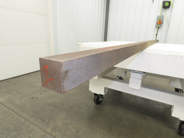 S7 Tool Steel Flat Bar 1-3/4" Square x 110" Oversize 100Lbs