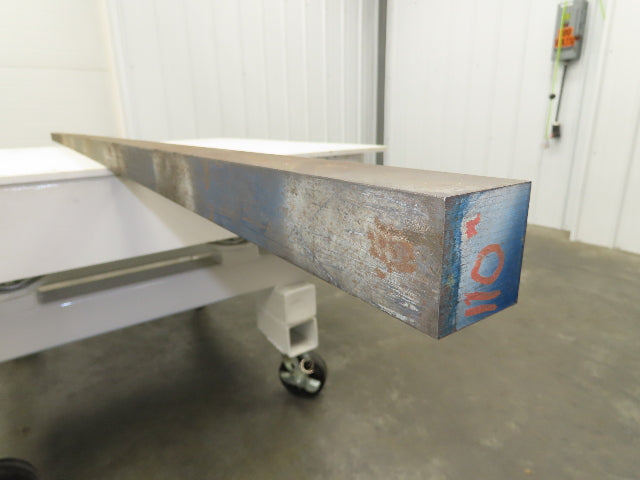 S7 Tool Steel Flat Bar 1-3/4" Square x 110" Oversize 100Lbs