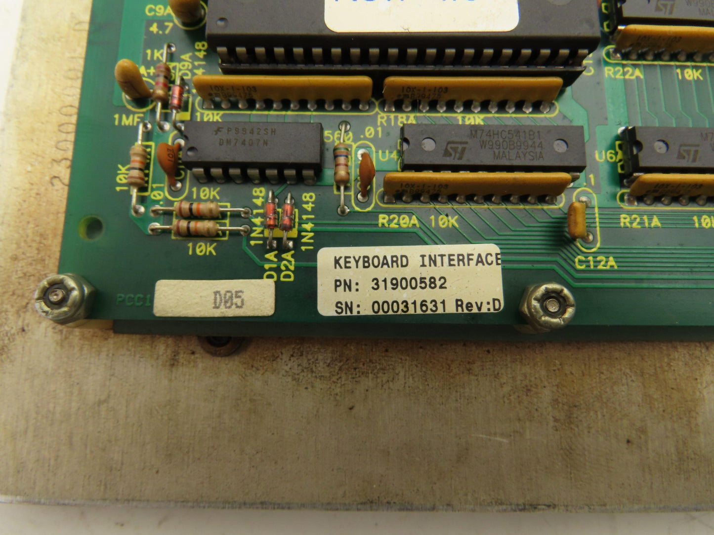 Anilam 3200 MK | 23000001-D  EME Keypad Screen Frame Keyboard Interface