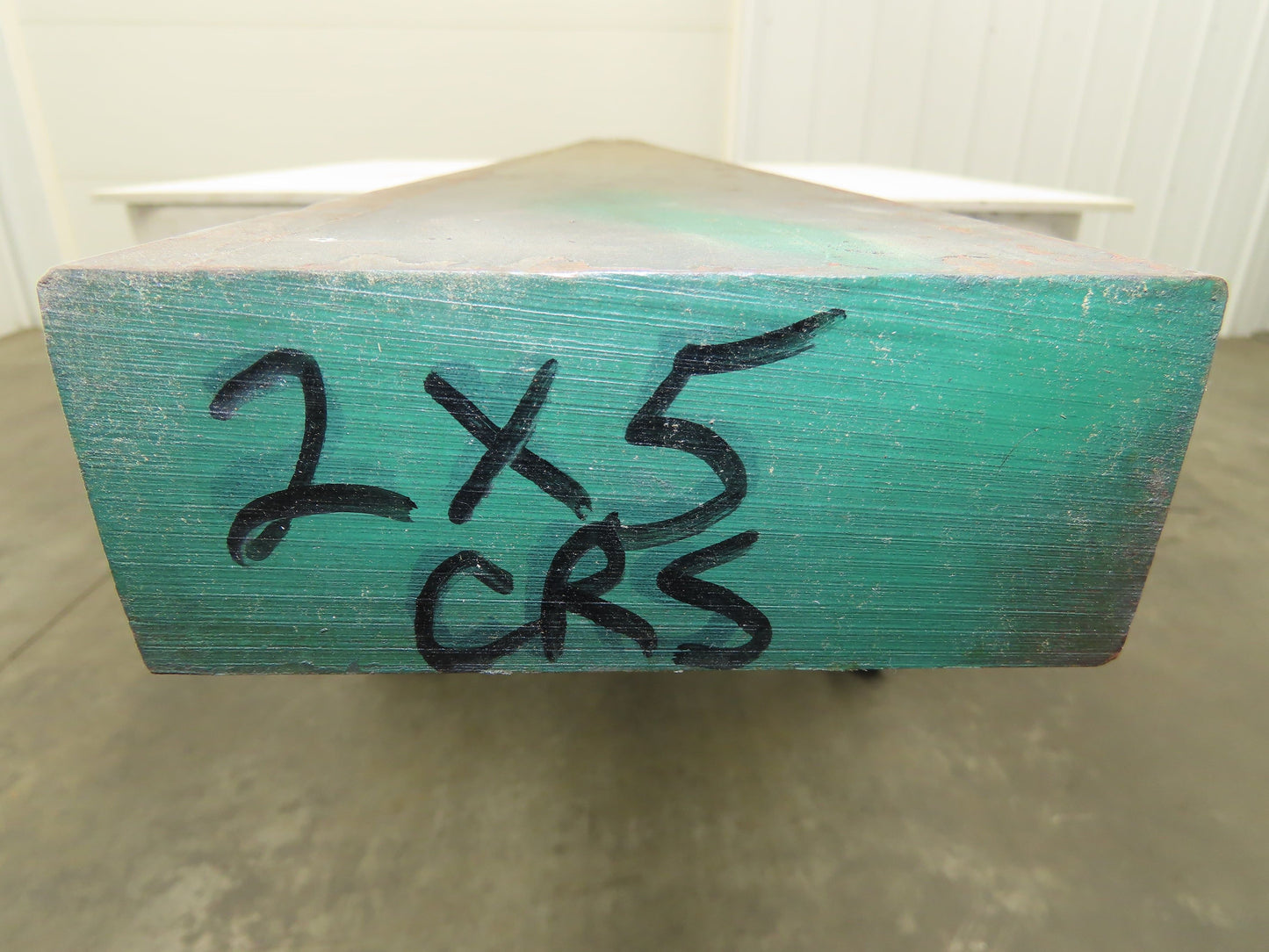 CRS Cold Rolled Steel Rectangle Flat Bar 2"x 5"x 118"  330Lbs